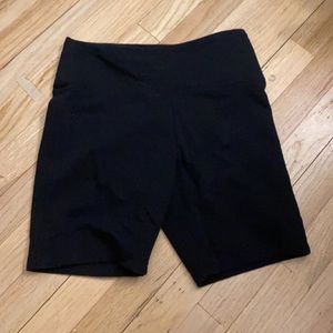 black biker shorts